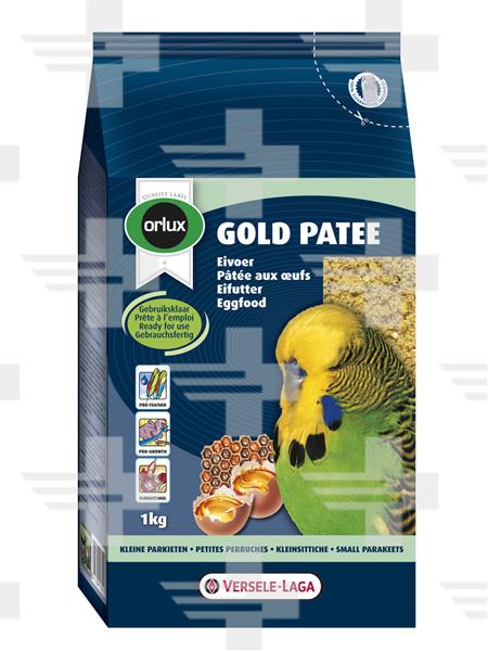 VL Orlux Gold Patee Small Parakeets- vaječné krmivo vlhčené medom pre andulky a malé papagáje 1 kg