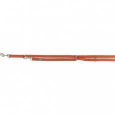 Vodítko PREMIUM predlžovacie, hrdzavá