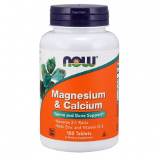 Magnézium & Vápnik Reverse 2:1 - NOW Foods