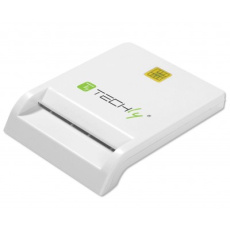 Techly Compact Smart Card Reader/Writer USB2.0 White I-CARD CAM-USB2TY čtečka čipových karet Vnitřní Bílá