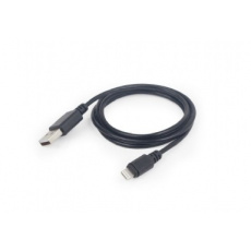 Gembird CC-USB2-AMLM-1M USB kabel USB A Micro-USB B/Lightning Černá