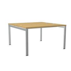 ART BSA23 137X140 bukový/kovový dvojitý stůl