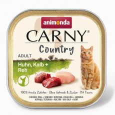 ANIMONDA Carny Country kuře, telecí + jikry - mokré krmivo pro kočky - 100 g