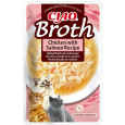 INABA Ciao Broth Chicken & Salmon - pamlsek pro kočky - 12x40g