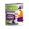 ANIMAL ISLAND Everyday Turkey and rabbit - vlhké krmivo pro psy - 800g