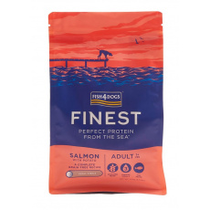 FISH4DOGS Finest Salmon S - suché krmivo pro psy - 1,5kg