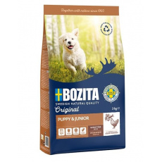 BOZITA Original Puppy & Junior Chicken - suché krmivo pro psy - 3kg