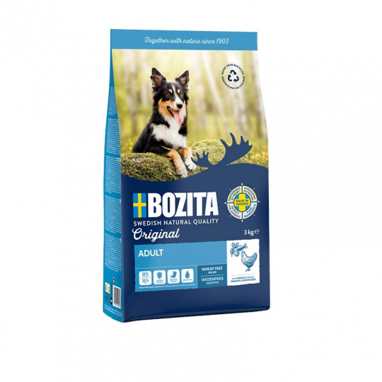 BOZITA Original Adult Kuře - suché krmivo pro psy - 3kg