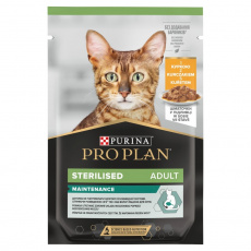 PURINA Pro Plan Sterilised Maintenance Chicken in gravy - mokré krmivo pro kočky - 85g