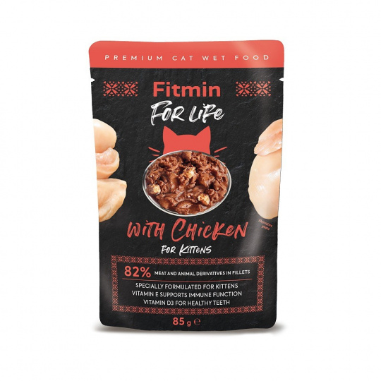 FITMIN cat For Life kuracia kitten 85 g