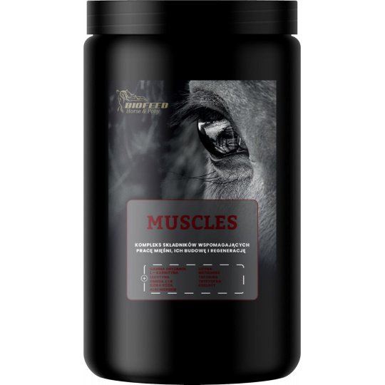 BIOFEED Horse&Pony Muscles - doplňková krmná směs pro koně podporující svaly - 1kg