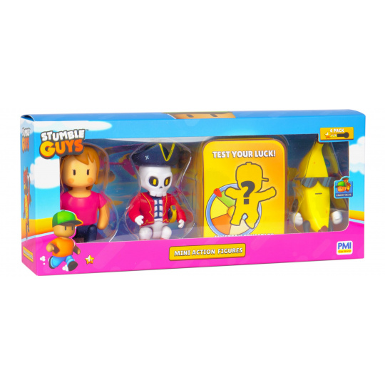 STUMBLE GUYS - MINI FIGURKI- ZESTAW 4 FIGUREK VER.A