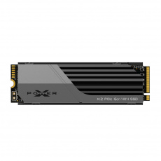 SILICON POWER PCIe Gen 4x4 XS70 Interní jednotka SSD 4TB M.2 2280 NVMe 1.4 (SP04KGBP44XS7005) Černá, Šedá