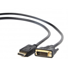 Gembird CC-DPM-DVIM-6 adaptér k video kabelům 1,8 m DisplayPort DVI Černá
