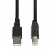 iBox IKU2D USB kabel 3 m USB 2.0 USB A USB B Černá