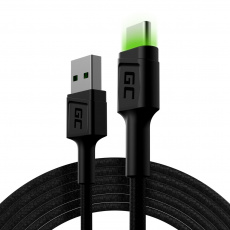 Green Cell KABGC13 USB kabel USB 2.0 2 m USB A USB C Černá