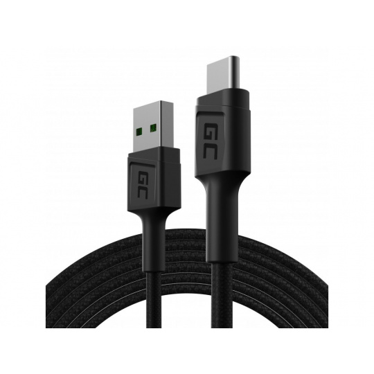 Green Cell KABGC19 USB kabel USB 2.0 2 m USB A USB C Černá