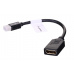 Lanberg AD-0003-BK DisplayPort kabel 0,12 m Mini DisplayPort Černá