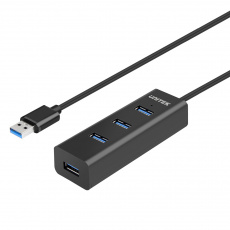 UNITEK Y-3089 rozbočovač rozhraní USB 3.2 Gen 1 (3.1 Gen 1) Type-A 5000 Mbit/s Černá
