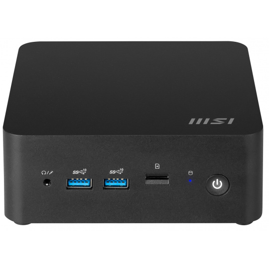 MSI Cubi NUC 1M-001EU Intel Core 7 150U 16 GB DDR5-SDRAM 1 TB SSD Windows 11 Pro 0.84L sized PC Mini barebone PC Černá