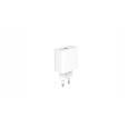 Gembird TA-UC-PDQC20-01-BK 2portový 20W Power Delivery Rychlá nabíječka USB typu C, bílý