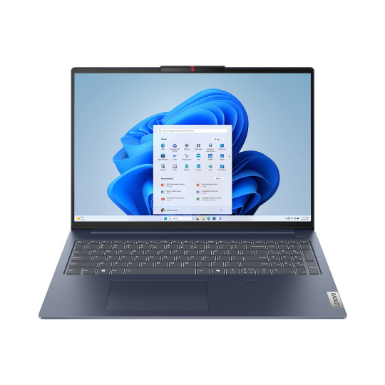 Lenovo IdeaPad Slim 5 16IRU9 Intel Core 7 150U Laptop 40,6 cm (16") Dotyková obrazovka WUXGA 16 GB LPDDR5x-SDRAM 1 TB SSD Wi-Fi 6 (802.11ax) Windows 11 Home Modrá Nový / Repack