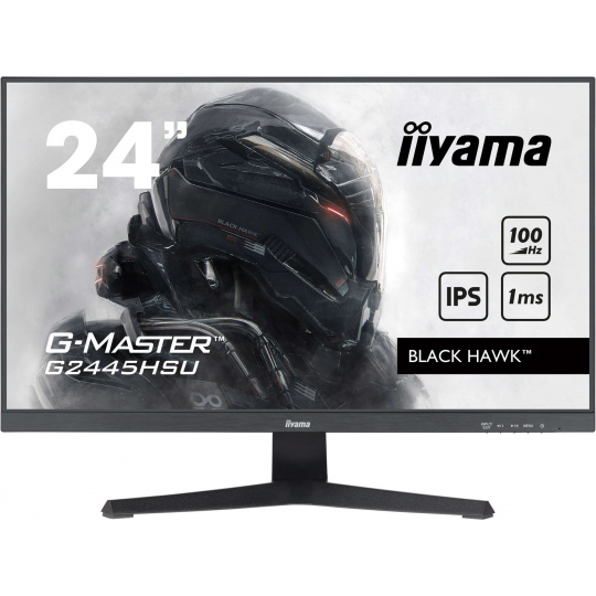 iiyama G-MASTER G2445HSU-B2 počítačový monitor 61 cm (24") 1920 x 1080 px Full HD LCD Černá