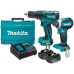 Sada MAKITA 18V 2x3,0Ah COMBO DLX2142S