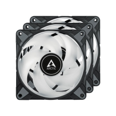 ARCTIC P12 PWM PST A-RGB 0dB Počítačová skříň Ventilátor 12 cm Černá, Bílá 3 kusů