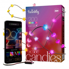 Twinkly Candies LED osvětlení vánočního stromu TWKS200RGB-G 6 m 200 hvězdiček