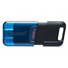 Kingston Technology DataTraveler 80 M USB paměť 128 GB USB typu C 3.2 Gen 1 (3.1 Gen 1) Černá, Modrá