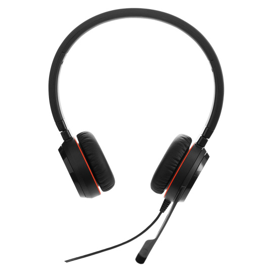 Jabra Evolve 20SE UC Stereo Sluchátka s mikrofonem Kabel Přes hlavu Kancelář / call centrum USB Typ-A Bluetooth Černá