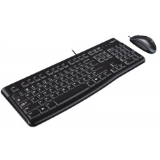 Logitech Desktop MK120 klávesnice USB QWERTY Angličtina (UK) mezinárodní Černá