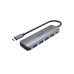 UNITEK H1107E rozbočovač rozhraní USB 3.2 Gen 1 (3.1 Gen 1) Type-C 5000 Mbit/s Šedá