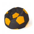 Sako taška pouffe Ball černo-žlutá XL 120 cm