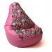 Sako bag pouffe pear print pink fairy XXL 140 x 100 cm