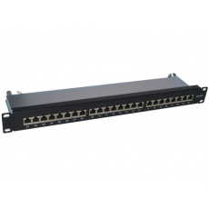 Alantec PK040 Patch panel STP cat.6A 24 portů LSA 1U 19"