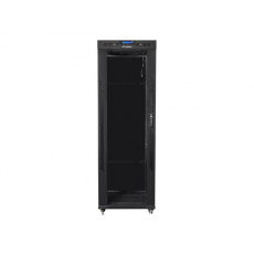 LANBERG 19“ RACK STANDING UNIT 37U 600x800 BLACK skleněné dveře