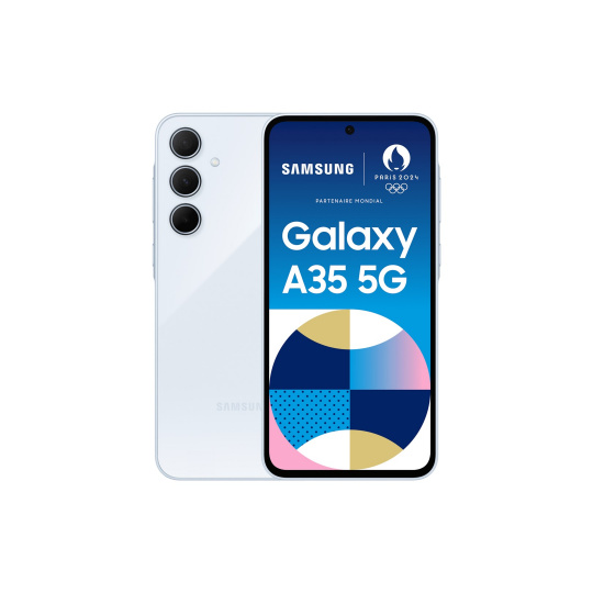 Samsung Galaxy A35 5G 16,8 cm (6.6") Dual SIM Android 14 USB typu C 8 GB 256 GB 5000 mAh Modrá