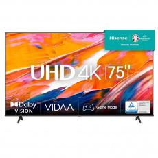 Hisense 75A6K televizor 190,5 cm (75") 4K Ultra HD Smart TV Wi-Fi Černá 350 cd/m²