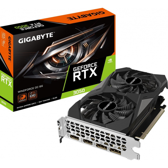 GIGABYTE GeForce RTX 3050 WINDFORCE OC 6G NVIDIA 6 GB GDDR6