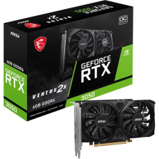 Grafická karta. MSI GeForce RTX 3050 VENTUS 2X E 6G OC