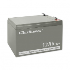 Qoltec 53049 AGM baterie | 12V | 12 Ah