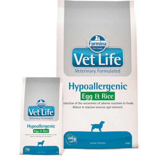 Farmina Vet Life dog hypoallergenic, egg & rice 2 kg