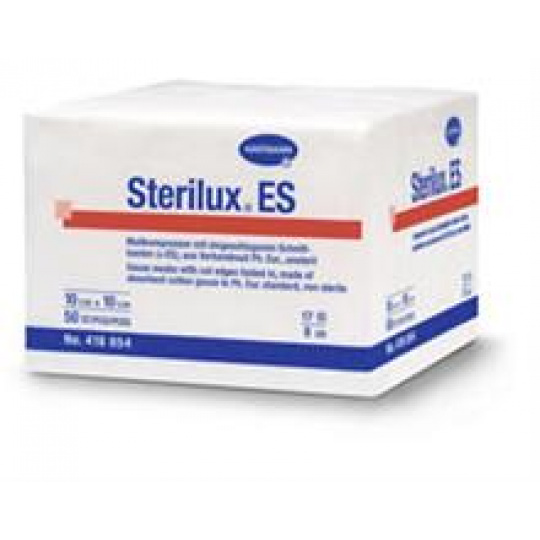 Gázové kompresy Sterilux ES nesterilné 10 x 10 cm; 100 ks