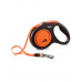 Vodítko Flexi New Neon páska S 5 m oranžové (do 15 kg)