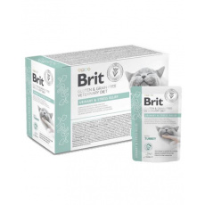 Brit VD Gluten & Grain-Free Cat Pouch Fillets in Gravy Urinary & Stress Relief   12 x 85 g 