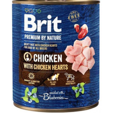 Brit Premium by Nature dog Chicken with Hearts 6 x 800 g konzerva 
