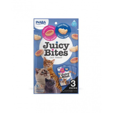 Pamlsok Inaba Juicy Bites cat Tuniak & Kura 3 x 11,30 g