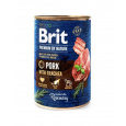 Brit Premium by Nature dog Pork with Trachea 6 x 400 g konzerva 